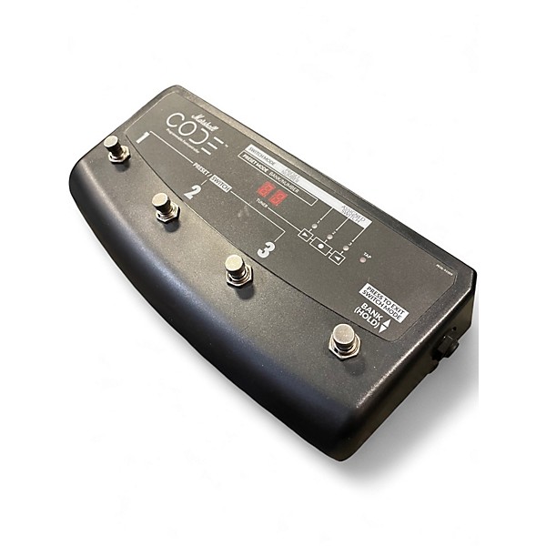 Used Marshall CODE 3 Button Footswitch Pedal