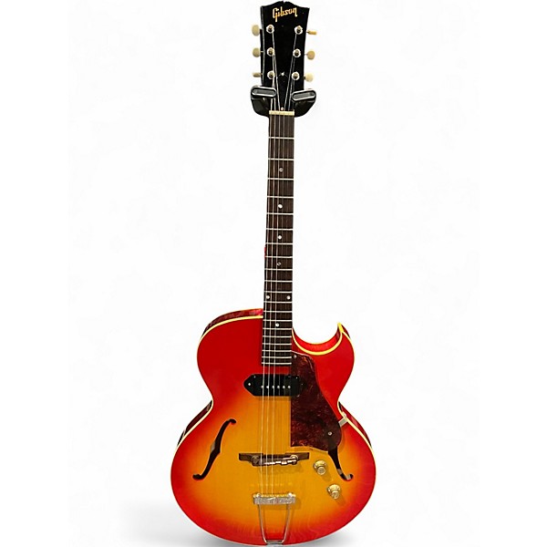 Used 1960s Gibson ES125TC Cherry Sunburst Hollow Body Electric Guitar