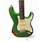 Used Kgd Relic Strat Vintage Green Solid Body Electric Guitar
