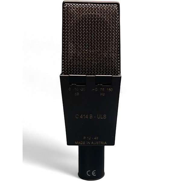 Used AKG C414 B TLII Black Condenser Microphone