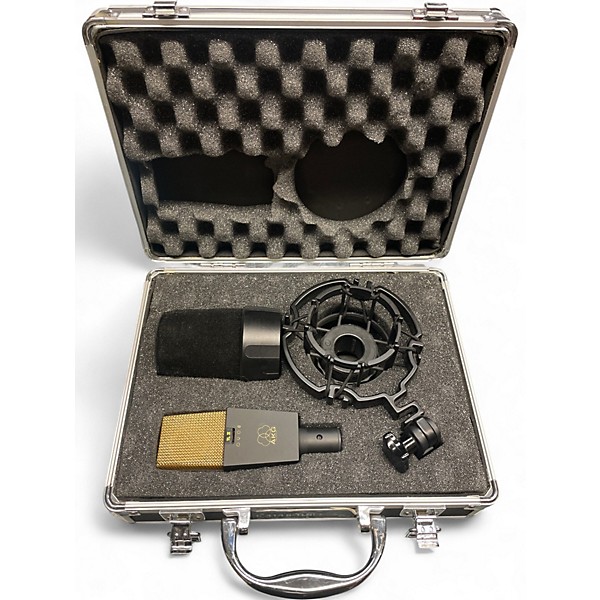 Used AKG C414 B TLII Black Condenser Microphone
