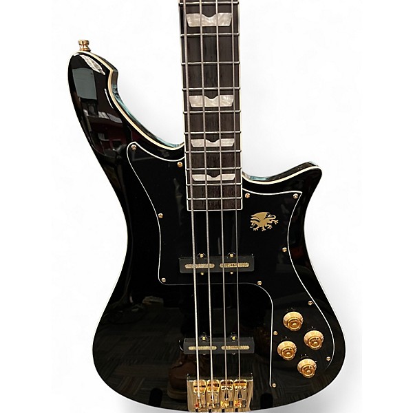 Used Baum Nidhogg Black Electric Bass Guitar