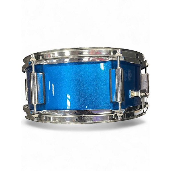 Used Ludwig 5X12 Accent CS Snare Electron Blue Metallic Drum