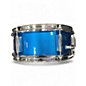 Used Ludwig 5X12 Accent CS Snare Electron Blue Metallic Drum