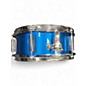 Used Ludwig 5X12 Accent CS Snare Electron Blue Metallic Drum