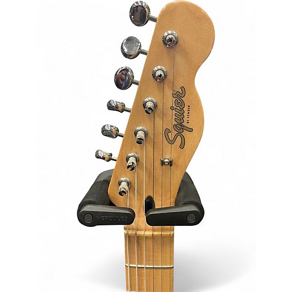 Used Squier Paranormal Telecaster Natural Solid Body Electric Guitar