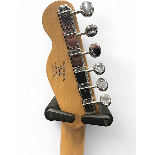 Used Squier Paranormal Telecaster Natural Solid Body Electric Guitar