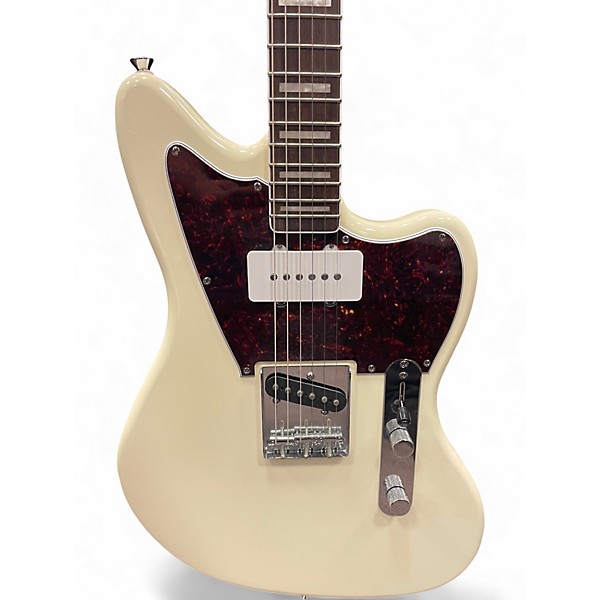 Used Squier Paranormal Offset Telecaster SJ Olympic White Solid Body Electric Guitar