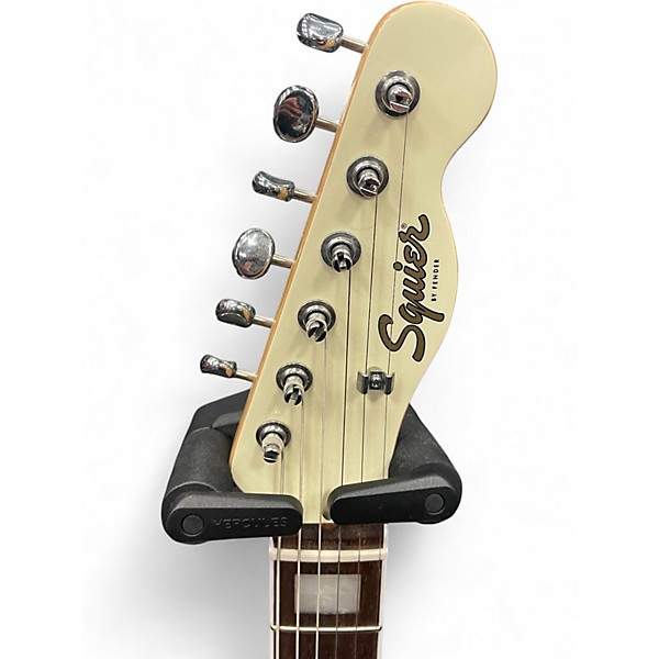 Used Squier Paranormal Offset Telecaster SJ Olympic White Solid Body Electric Guitar