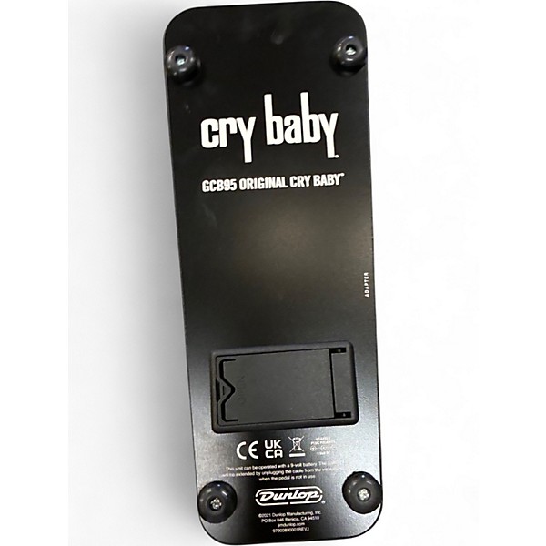 Used Dunlop GCB95 Original Crybaby Wah Effect Pedal