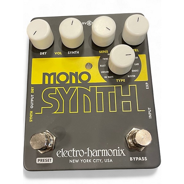Used Electro-Harmonix Guitar Mono Synth Effect Pedal