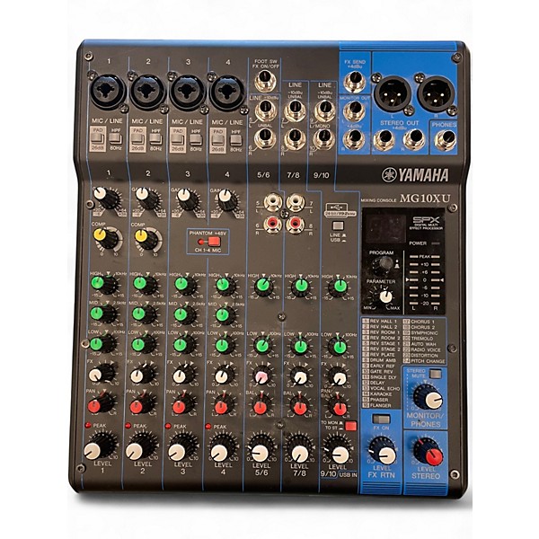 Used Yamaha MG10XUF Powered Mixer