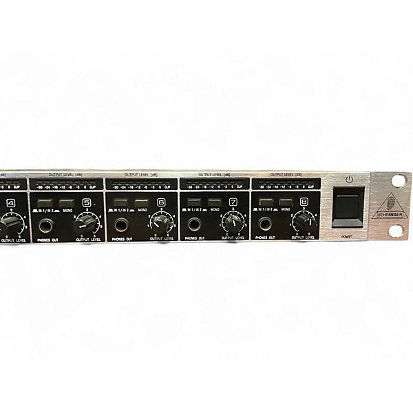 Used Behringer Powerplay PRO 8 HA8000 Headphone Amp