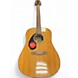 Used Fender CD60 Dreadnought Left-Handed Natural Acoustic Guitar thumbnail