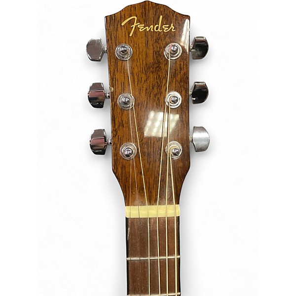 Used Fender CD60 Dreadnought Left-Handed Natural Acoustic Guitar