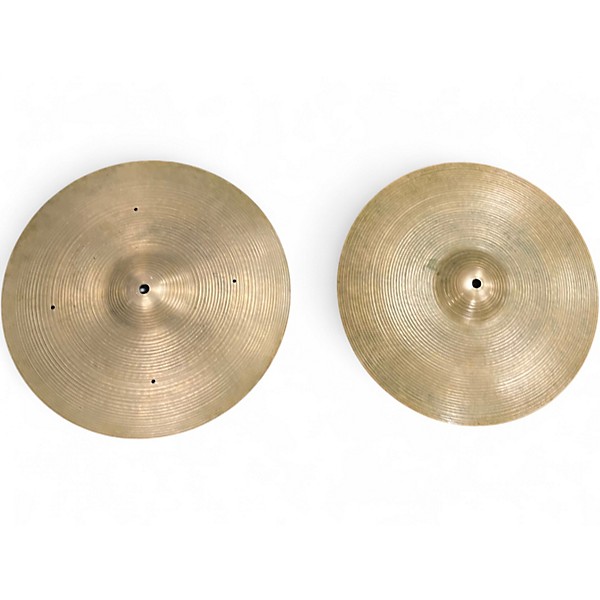 Used Zildjian 14in Avedis Hi Hat Pair Cymbal