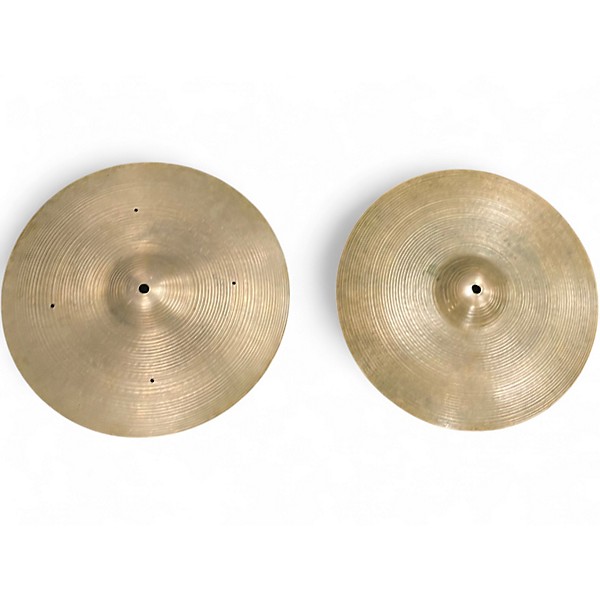 Used Zildjian 14in Avedis Hi Hat Pair Cymbal