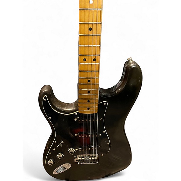 Vintage 1980s Fender 1980s stratocaster LH Charcoal Solid Body Electric Guitar