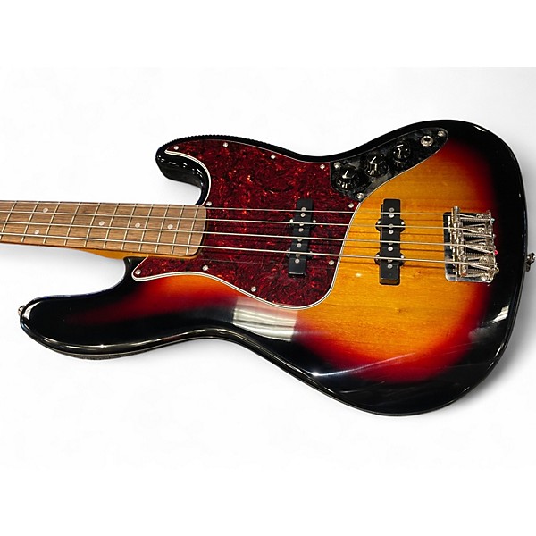 Used Squier Classic Vibe 1960S Jazz Bass 3 Color Sunburst Electric Bass Guitar