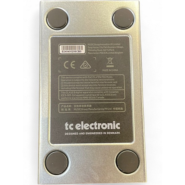 Used TC Electronic Thunderstorm Flanger Effect Pedal