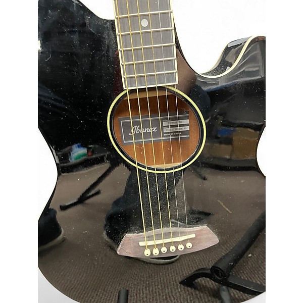Used Ibanez TCY10E Talman Black Acoustic Electric Guitar