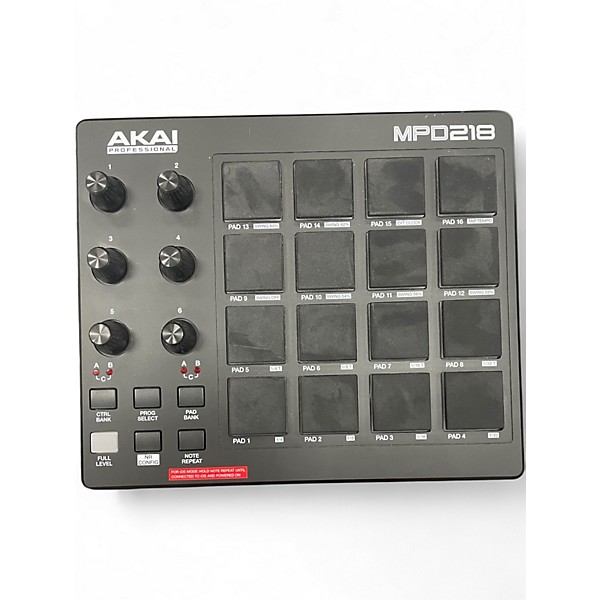 Used Akai Professional MPD218 MIDI Controller