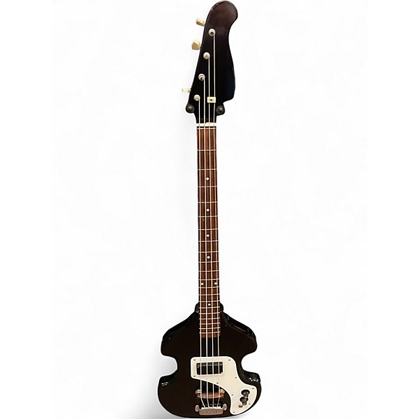 Used Valco 60s Supro Violin Black Electric Bass Guitar