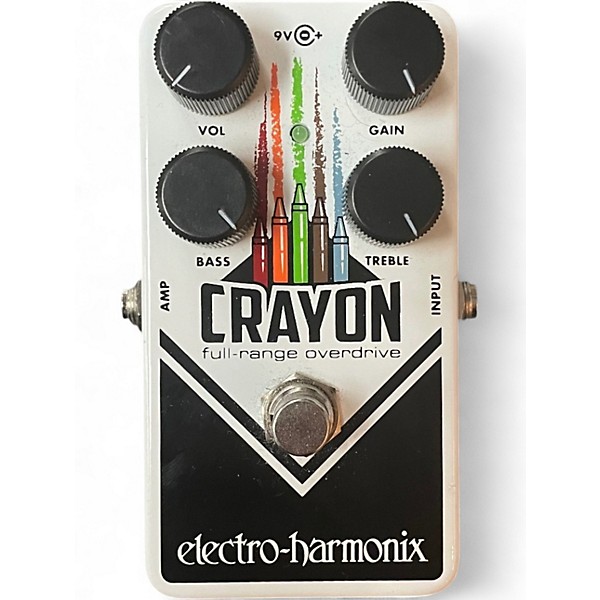 Used Electro-Harmonix Crayon Full Range Overdrive Effect Pedal