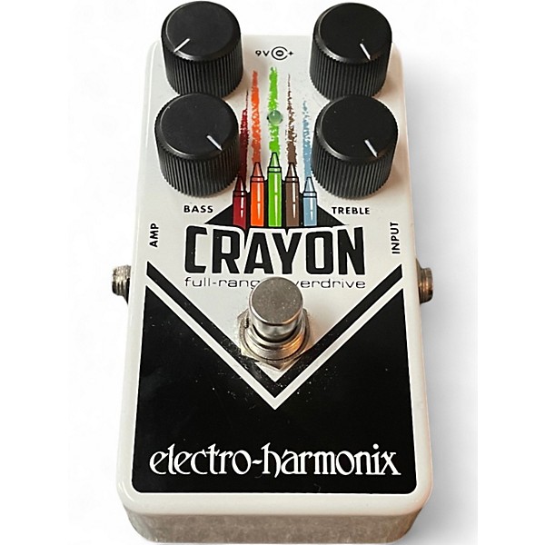 Used Electro-Harmonix Crayon Full Range Overdrive Effect Pedal