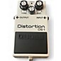Used BOSS DS-1 Limited-Edition Metallic White Effect Pedal