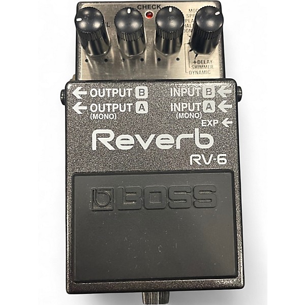 Used BOSS RV6 Digital Reverb Effect Pedal