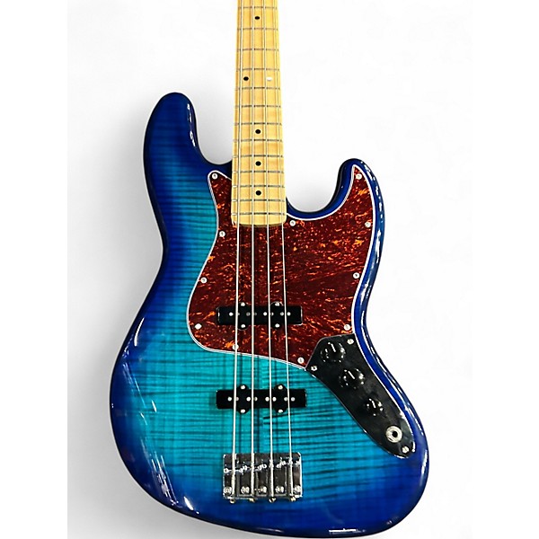 Used Fender Player Jazz Bass Blue Burst Electric Bass Guitar