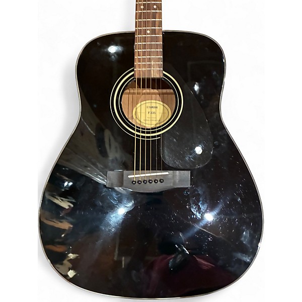 Used Yamaha F335 Black Acoustic Guitar