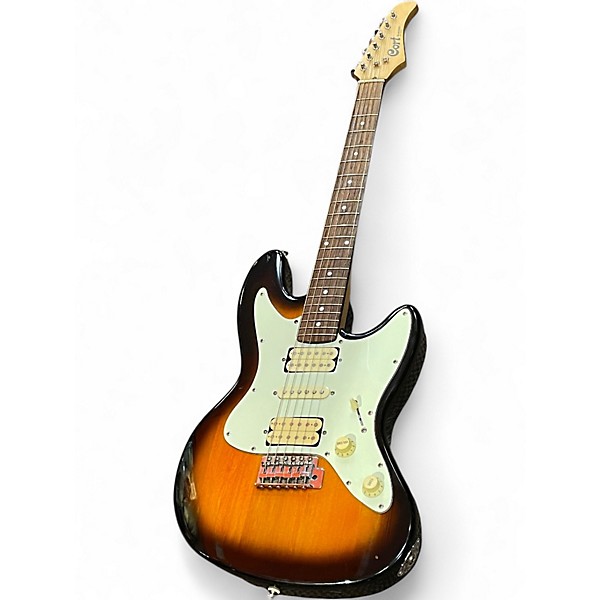 Used Cort SP3 3 Color Sunburst Solid Body Electric Guitar