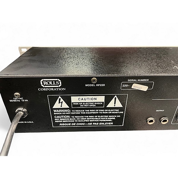 Used Rolls RP220 Vocal Processor