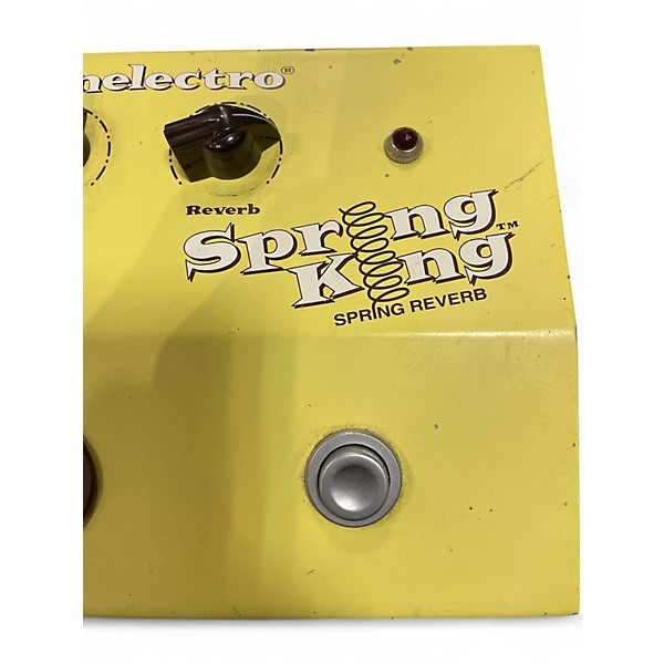 Used Danelectro Spring King Spring Reverb Effect Pedal