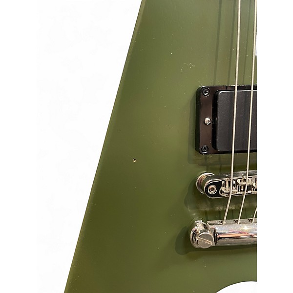Used Gibson FLYING V TRIBUTE OLIVE DRAB Solid Body Electric Guitar