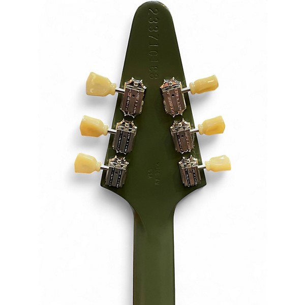 Used Gibson FLYING V TRIBUTE OLIVE DRAB Solid Body Electric Guitar