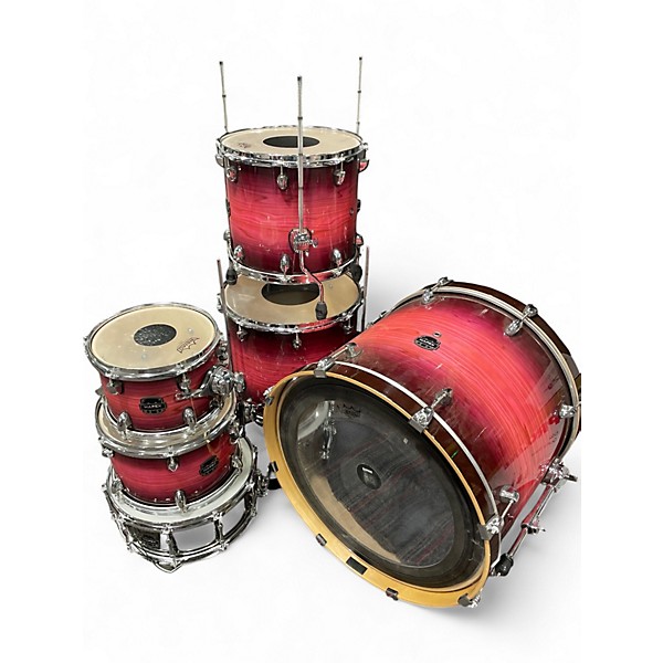 Used Mapex 6 Piece Armory Studioease Tanzanite burst Drum Kit