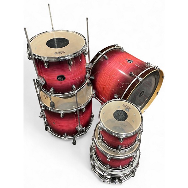 Used Mapex 6 Piece Armory Studioease Tanzanite burst Drum Kit