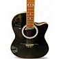 Used Ovation CC057 Celebrity Black Acoustic Electric Guitar