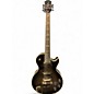 Used Epiphone Les Paul Custom Trans Black Solid Body Electric Guitar thumbnail