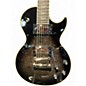 Used Epiphone Les Paul Custom Trans Black Solid Body Electric Guitar