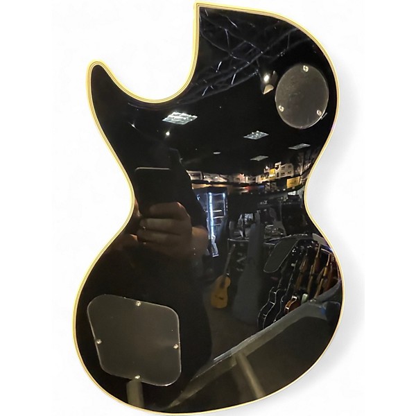 Used Epiphone Les Paul Custom Trans Black Solid Body Electric Guitar