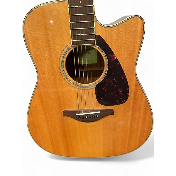 Used Yamaha FGX830C Natural Acoustic Electric Guitar