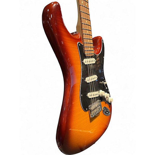 Used 2020 Fender Player Plus Stratocaster Honey Burst Solid Body Electric Guitar