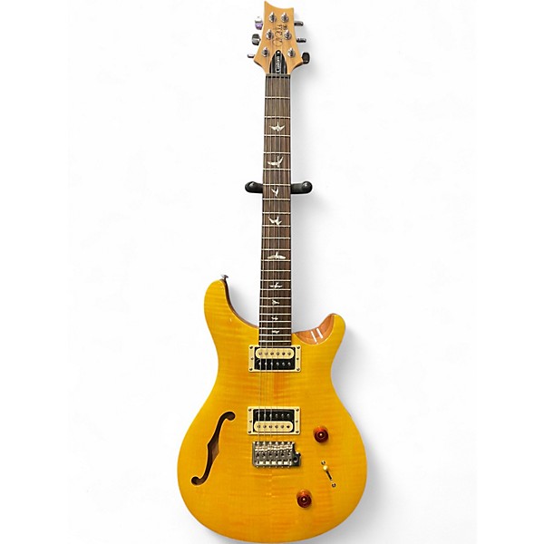 Used PRS SE CUSTOM Yellow Solid Body Electric Guitar