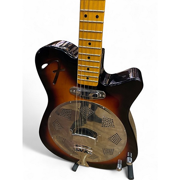 Used Fender Reso Tele Sunburst Resonator Guitar