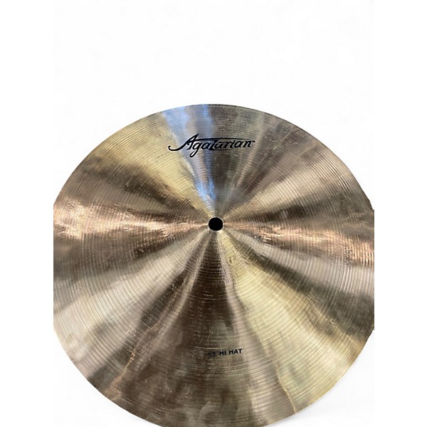 Used Agazarian 13in HI HAT PAIR Cymbal