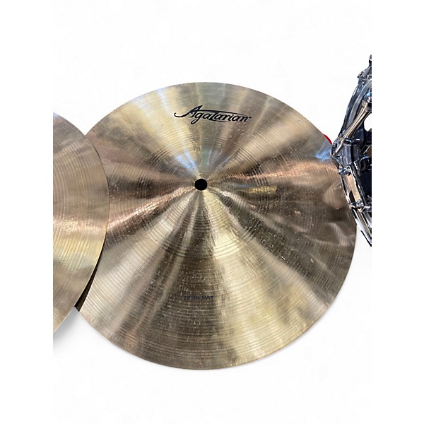 Used Agazarian 13in HI HAT PAIR Cymbal